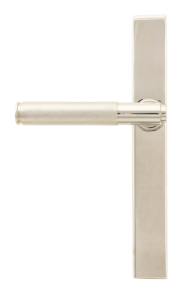 Polished Nickel Brompton Slimline Lever Espag. Latch Set