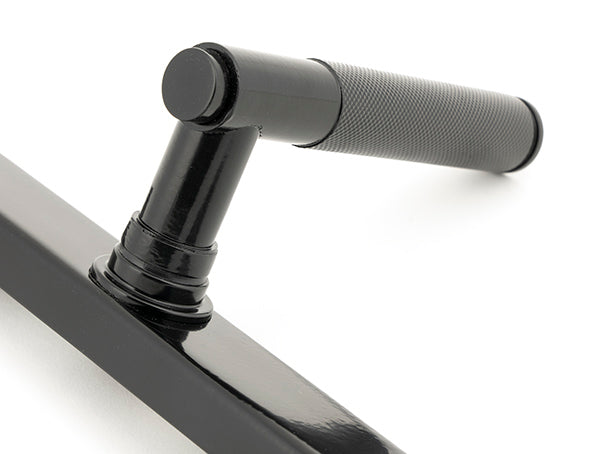 Black Brompton Slimline Lever Espag. Latch Set
