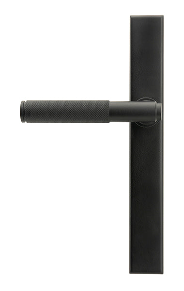Matt Black Brompton Slimline Lever Espag. Latch Set