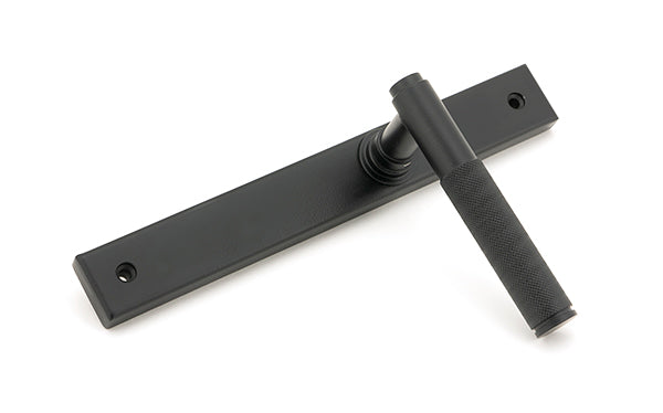 Matt Black Brompton Slimline Lever Espag. Latch Set
