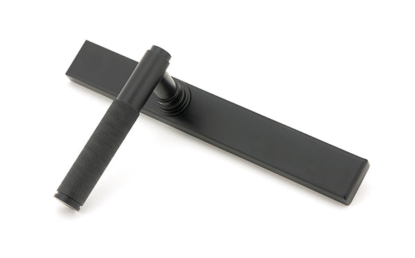 Matt Black Brompton Slimline Lever Espag. Latch Set