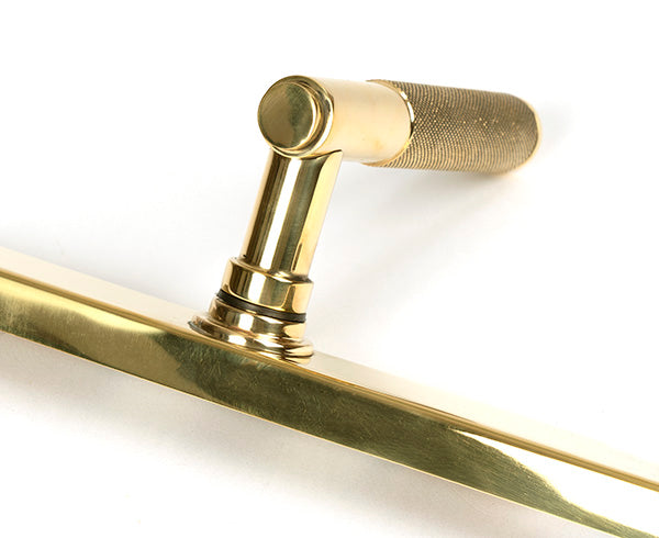 Polished Brass Brompton Slimline Lever Espag. Latch Set