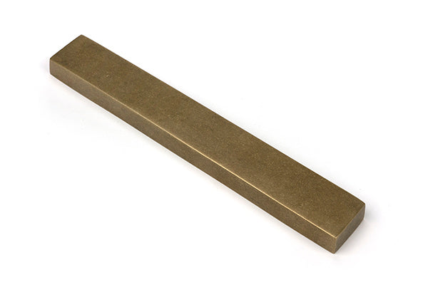 Burnished Brass Slimline External Blank Plate (Each)