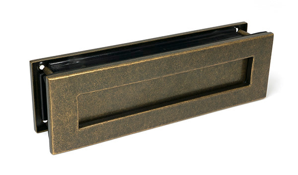 Burnished Brass Traditional Letterbox