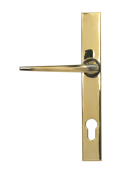 Aged Brass Eaton Slimline Lever Espag. Lock Set