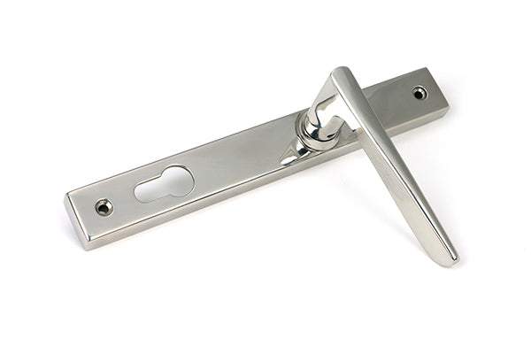 Polished Marine SS (316) Eaton Slimline Lever Espag. Lock Set