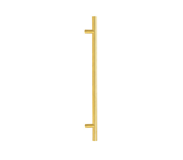 Aged Brass (316) 1.8m Offset T Bar Handle B2B 32mm Ø
