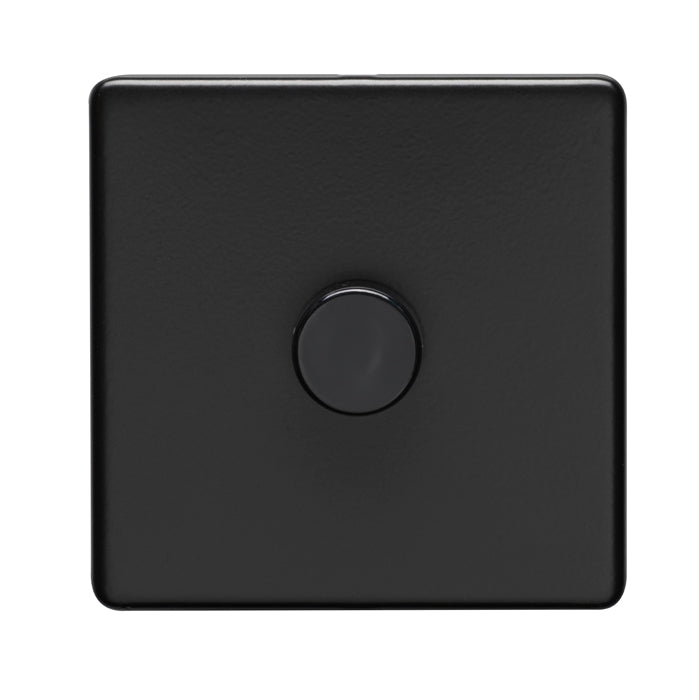 Eurolite Concealed 3mm 1 Gang Dimmer - Matt Black