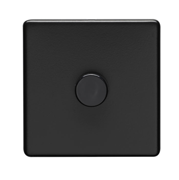Eurolite Concealed 3mm 1 Gang Dimmer - Matt Black