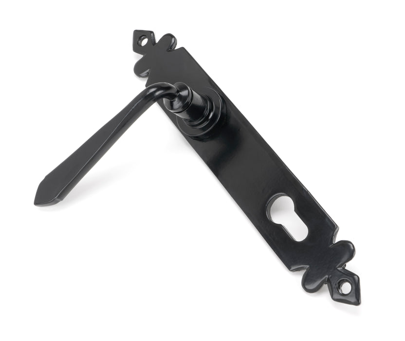 Black Cromwell Lever Espag. Lock Set