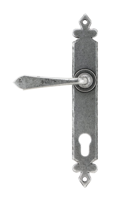 Pewter Cromwell Lever Espag. Lock Set