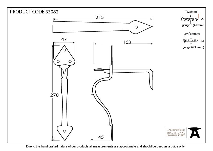 Pewter Tuscan Thumblatch