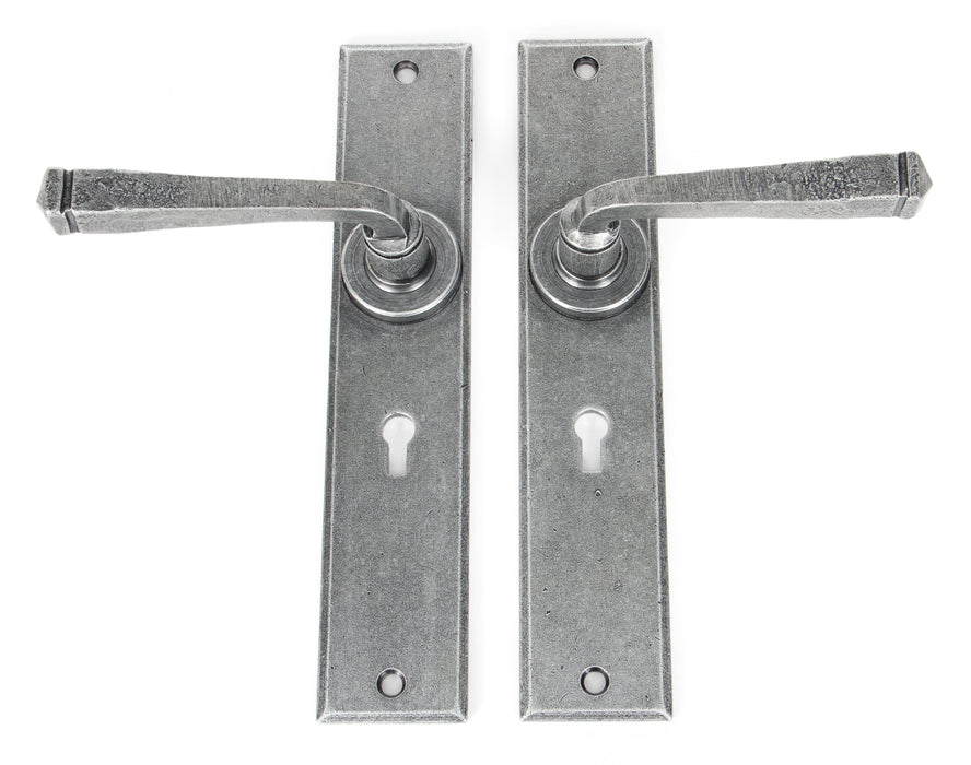 Pewter Large Avon Lever Lock Set