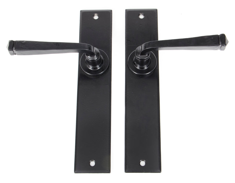 Black Large Avon Lever Latch Set