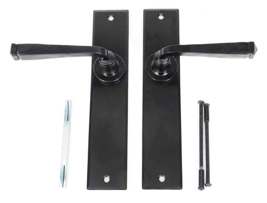 Black Large Avon Lever Latch Set