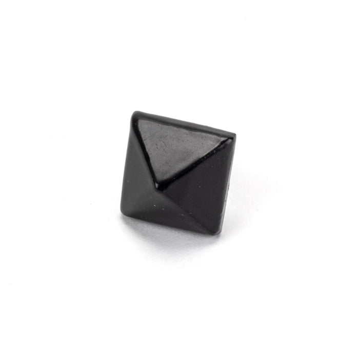 Black Pyramid Door Stud - Small