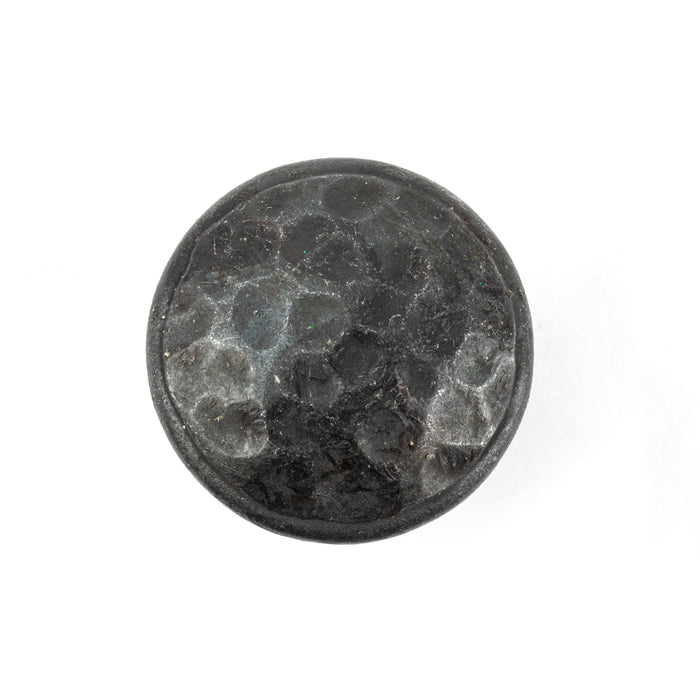 Beeswax Hammered Cabinet Knob - Medium