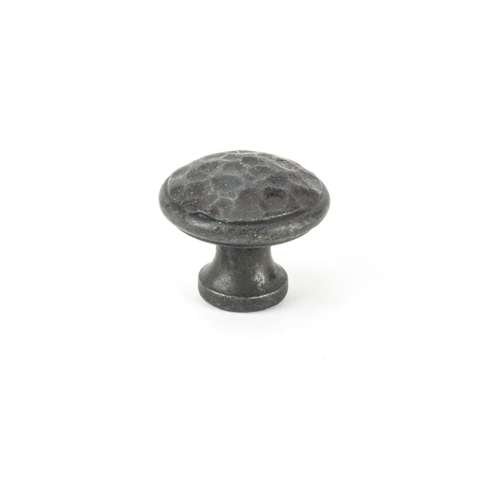 Beeswax Hammered Cabinet Knob - Medium