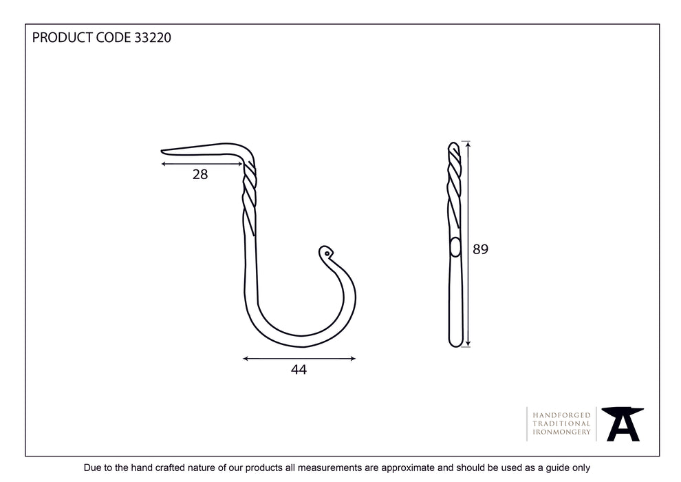 Beeswax Cup Hook - Large