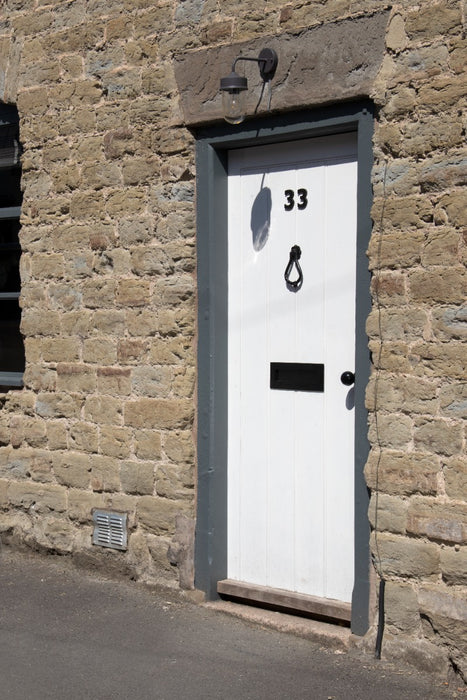 Black Pear Shaped Door Knocker