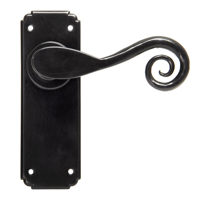 Black Monkeytail Lever Latch Set