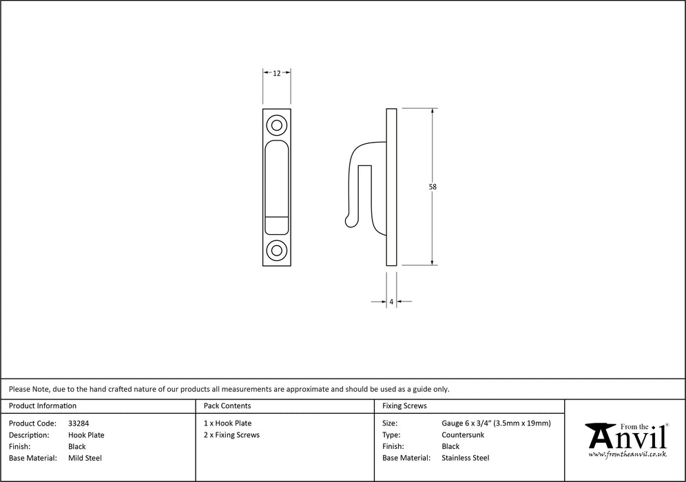 Black Hook Plate