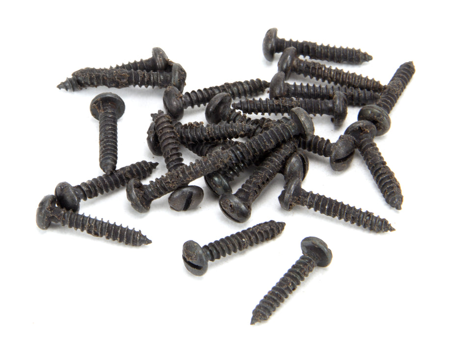 Beeswax 6 x 3/4" Round Head Screws (25)