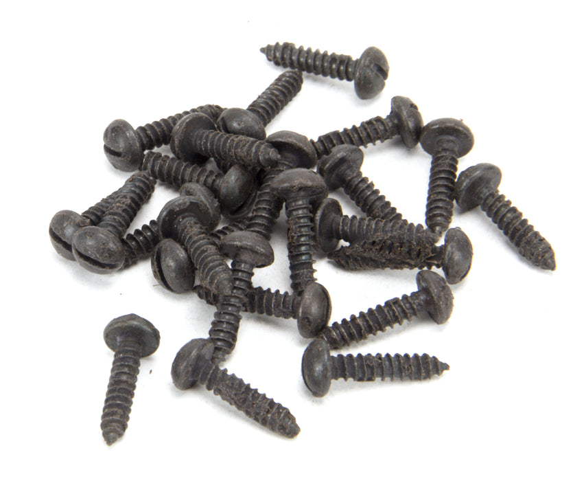 Beeswax 8 x 3/4" Round Head Screws (25)