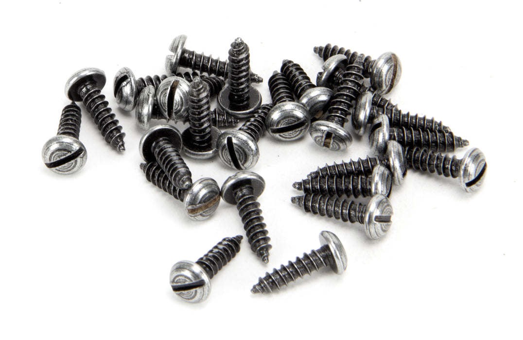 Pewter 6 x 1/2" Round Head Screws (25)