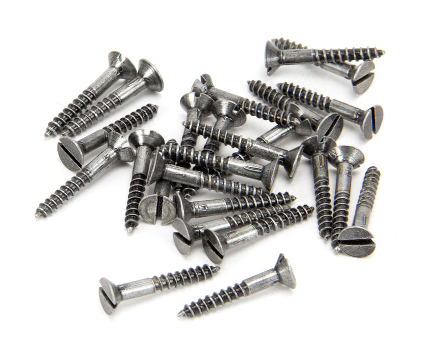 Pewter 6 x 1" Countersunk Screws (25)