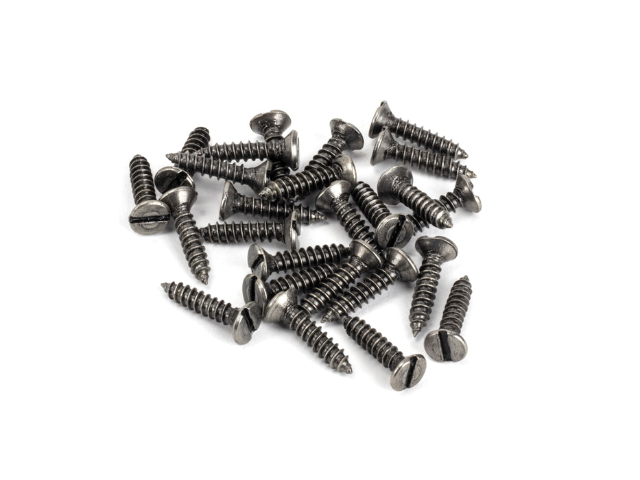 Pewter 8 x 3/4" Countersunk Screws (25)