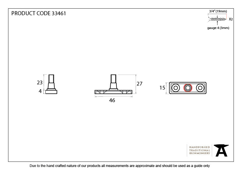 Black Locking Stay Pin