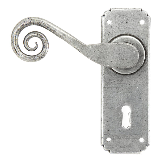 Pewter Monkeytail Lever Lock Set