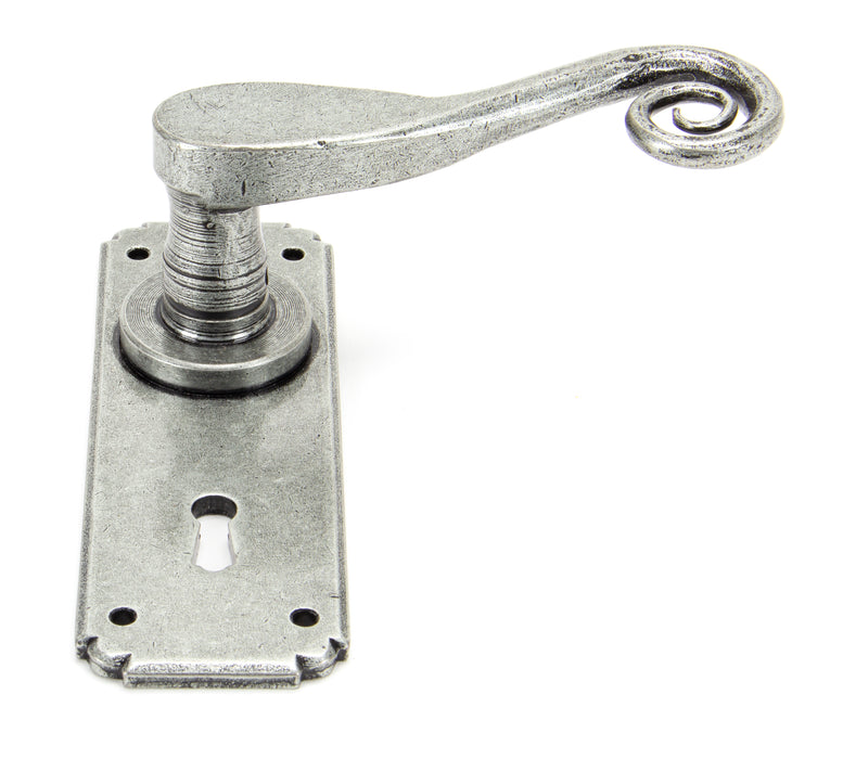 Pewter Monkeytail Lever Lock Set