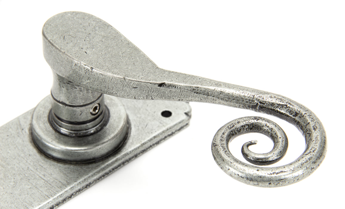 Pewter Monkeytail Lever Lock Set