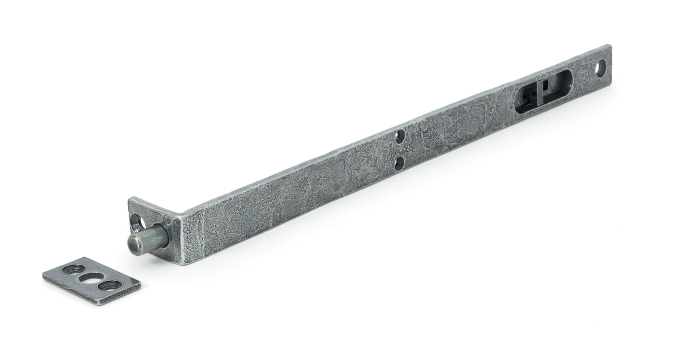 Pewter 12'' Flush/Slide Door Bolt