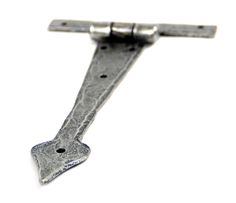 Pewter 6" Arrow Head T Hinge (pair)