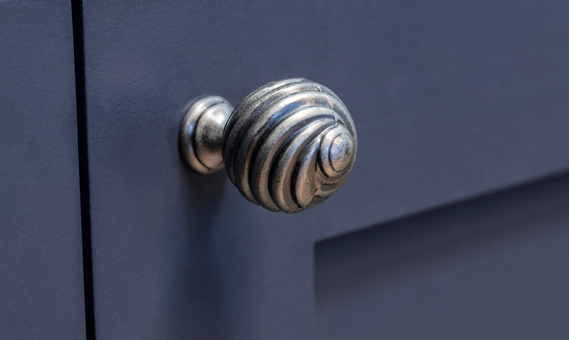 Pewter Twist Cabinet Knob