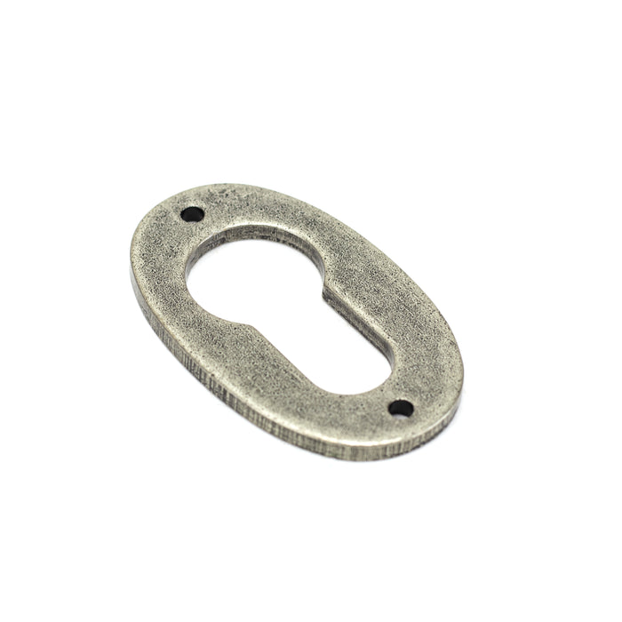 Pewter Oval Euro Escutcheon