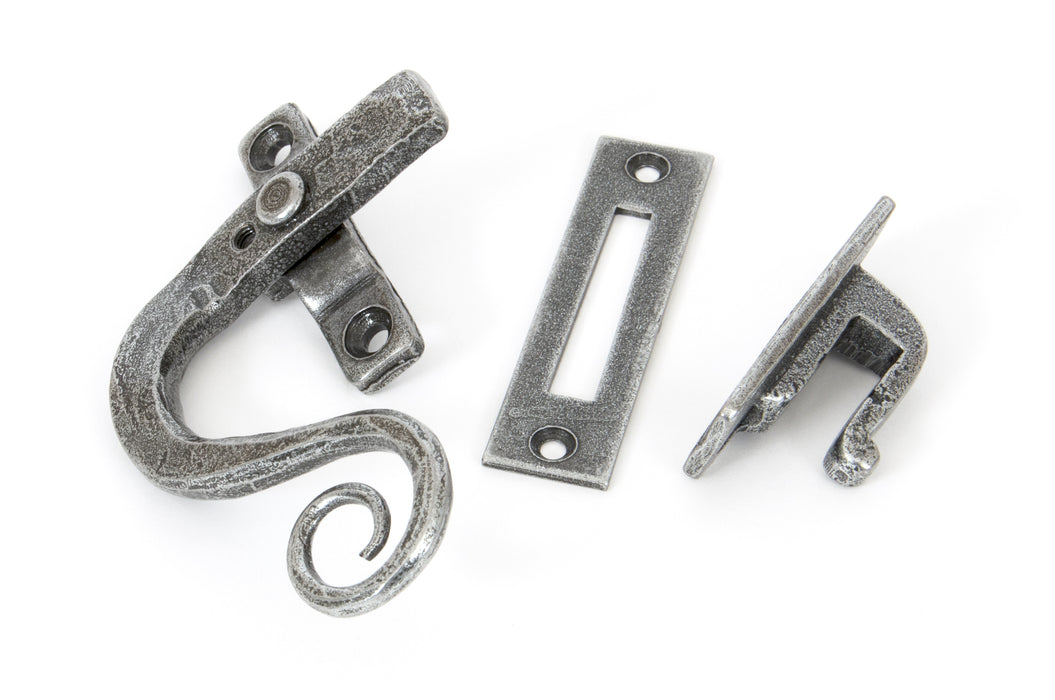 Pewter Locking Monkeytail Fastener - LH