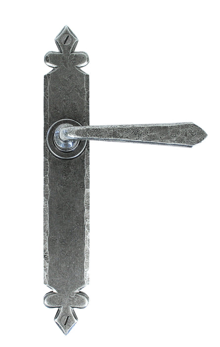 Pewter Cromwell Lever Latch Set