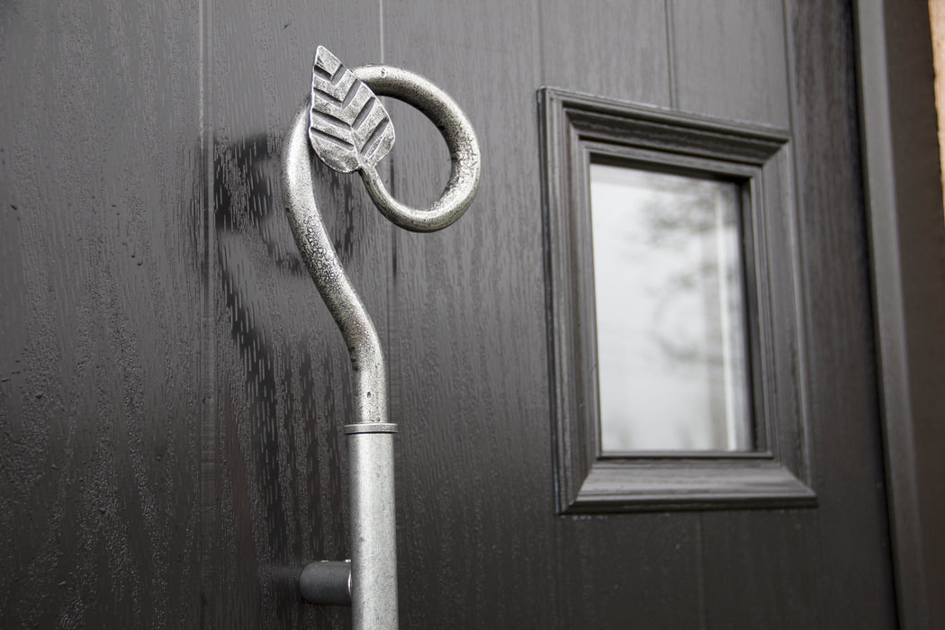 Pewter Leaf Curtain Finial (pair)