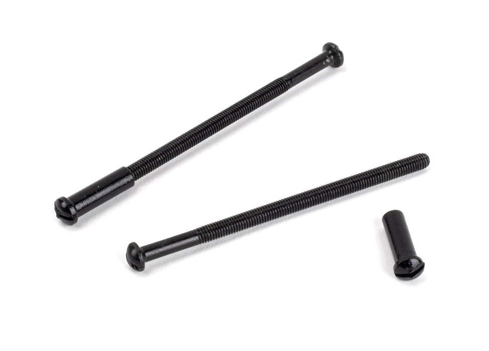 Black 5mm Male & Female Screws (2)