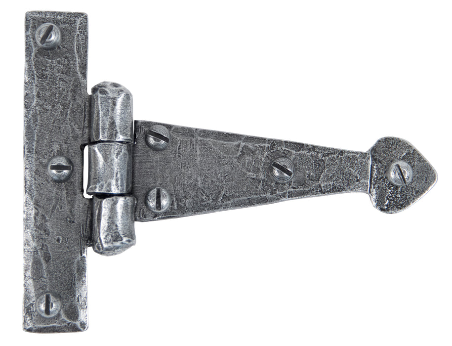 Pewter 4" Arrow Head T Hinge (pair)