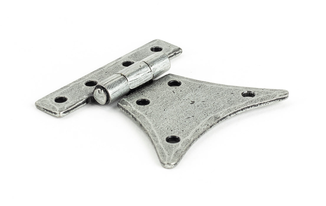 Pewter 2" Half Butterfly Hinge (pair)