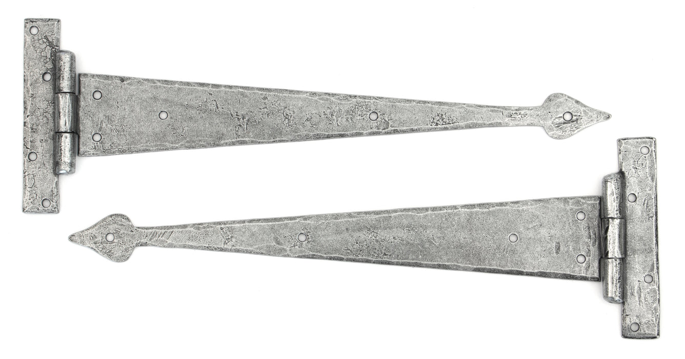 Pewter 15" Arrow Head T Hinge (pair)