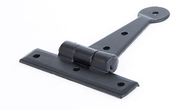 Black 4" Penny End T Hinge (pair)