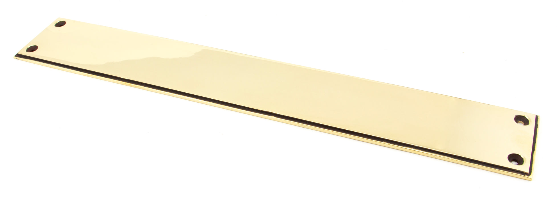 Aged Brass 425mm Art Deco Fingerplate