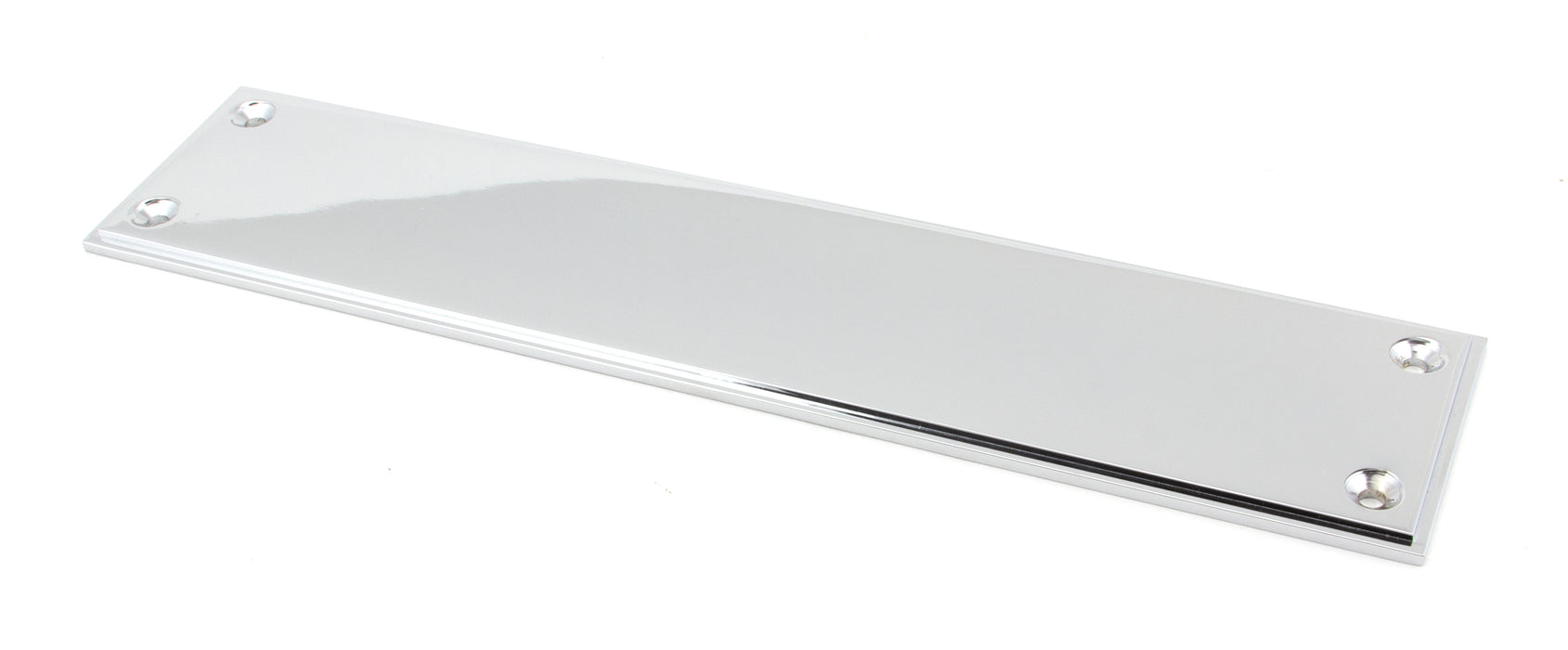 Polished Chrome 300mm Art Deco Fingerplate