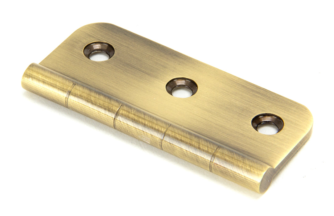 Aged Brass 3" Dummy Butt Hinge (Single)